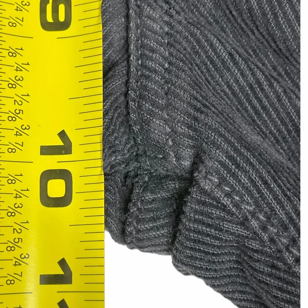 Joe's Jeans Classic Fit Corduroy Distressed Black Pants Size 32x30